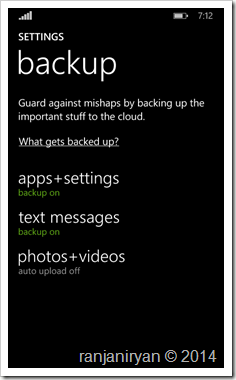 ranjaniryan Cara Backup Data pada Windows Phone 8.1 2